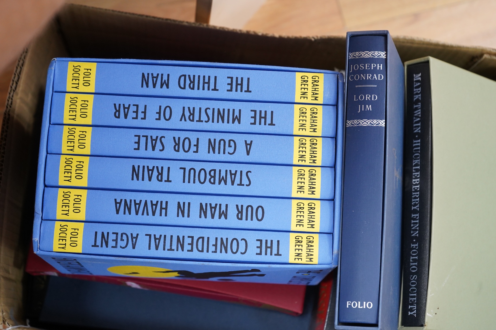 A collection of approximately 30 folio society editions and others